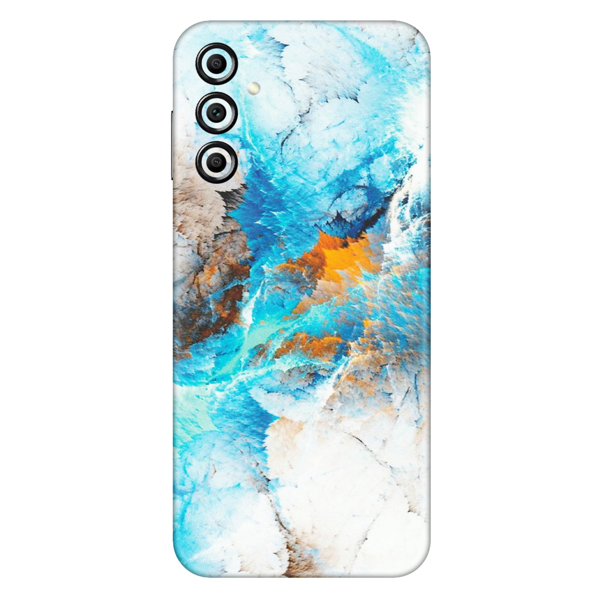 Samsung A/S Series Phone Skins (All Models) - Blue Waves Abstract - Matte Finish (M-19) Samsung Galaxy A14 (5G)