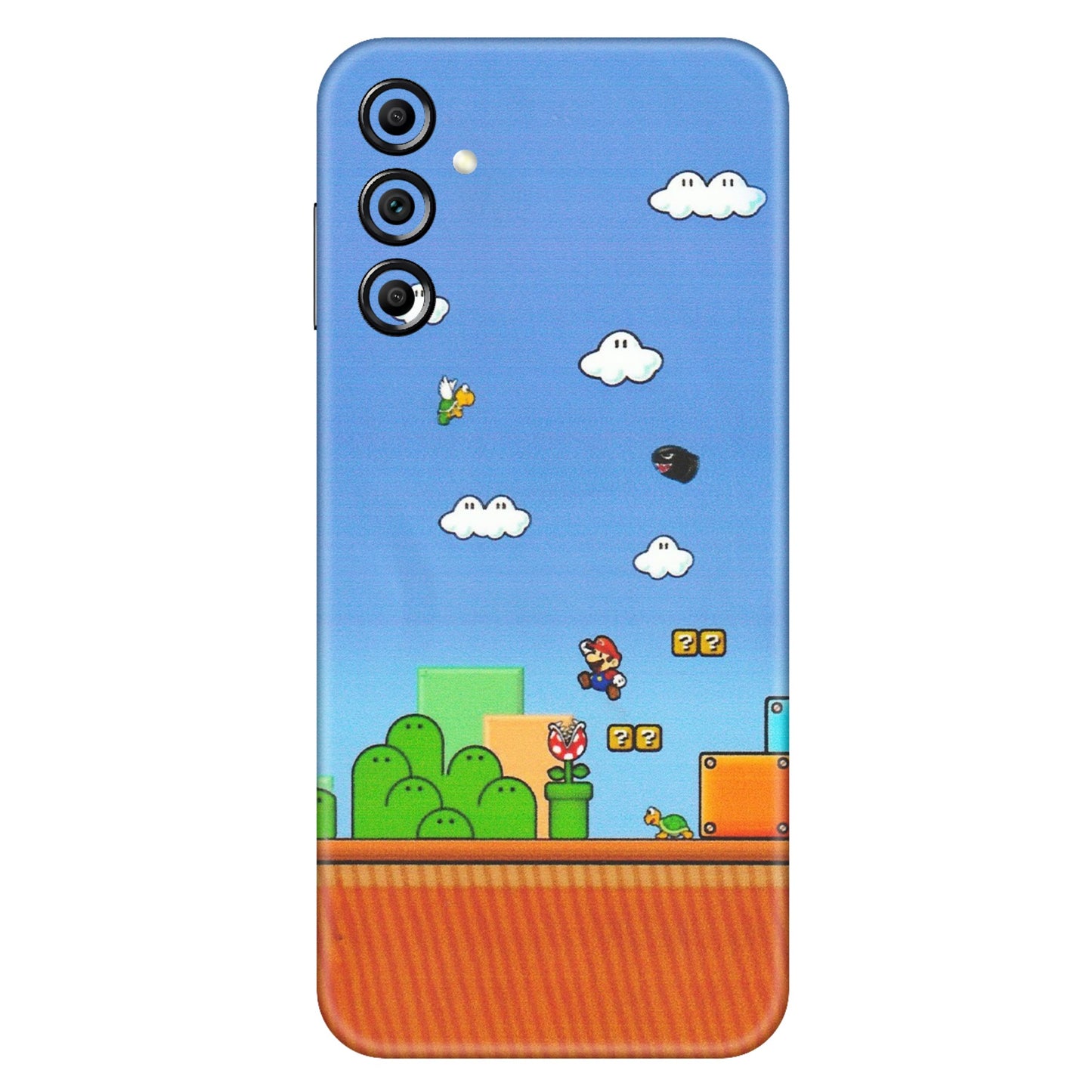 Samsung A/S Series Phone Skins (All Models) - Mario Game Scene - Matte Finish (M-24) Samsung Galaxy A14 (5G)