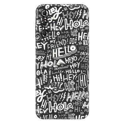 Samsung A/S Series Phone Skins (All Models) - Hi Hello Doodles - Matte Finish (M-25) Samsung Galaxy A14 (5G)
