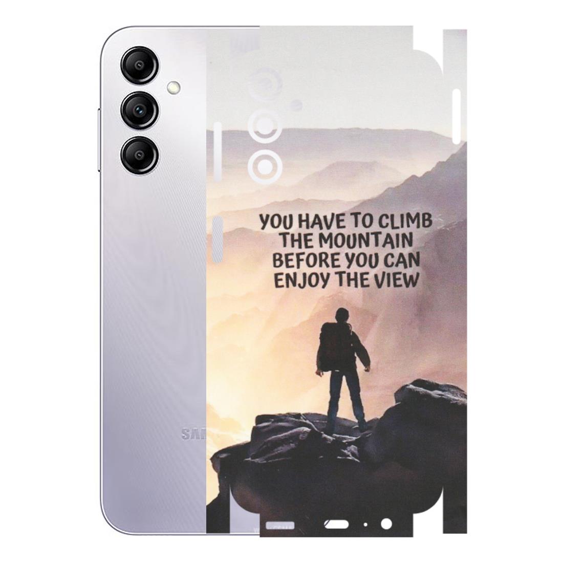 Samsung A/S Series Phone Skins (All Models) - Motivational Hiking Mountain - Matte Finish (M-28) Samsung Galaxy A14 (5G)