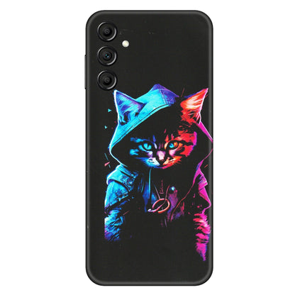 Samsung A/S Series Phone Skins (All Models) - Cyberpunk Cat - Matte Finish (M-45) Samsung Galaxy A14 (5G)