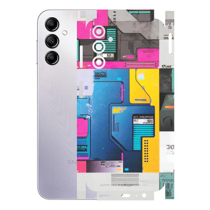Samsung A/S Series Phone Skins (All Models) - Colourfull Motherboard Internals - Matte Finish (M-55) Samsung Galaxy A14 (5G)