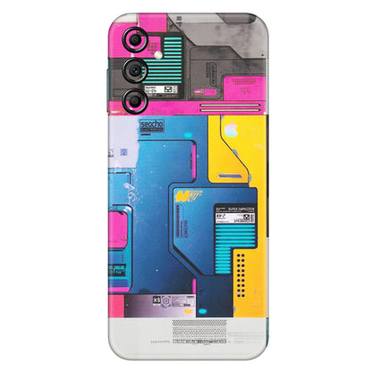 Samsung A/S Series Phone Skins (All Models) - Colourfull Motherboard Internals - Matte Finish (M-55) Samsung Galaxy A14 (5G)