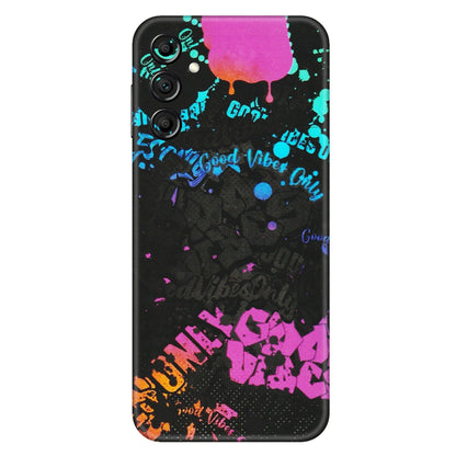 Samsung A/S Series Phone Skins (All Models) - Majestic Black Vibes - Matte Finish (M-62) Samsung Galaxy A14 (5G)