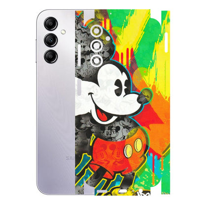 Samsung A/S Series Phone Skins (All Models) - Multiple Mickey With Colourful Texture - Matte Finish (M-84) Samsung Galaxy A14 (5G)