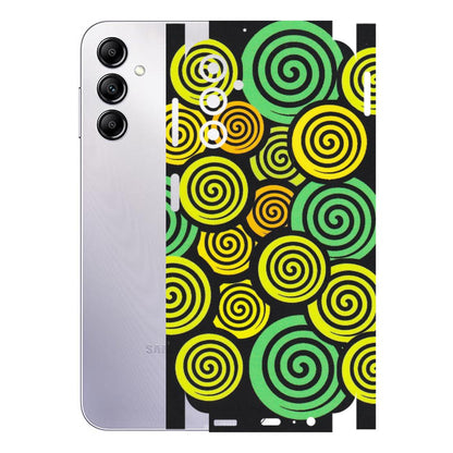 Samsung A/S Series Phone Skins (All Models) - Crazy Spiral - Matte Finish (M-91) Samsung Galaxy A14 (5G)