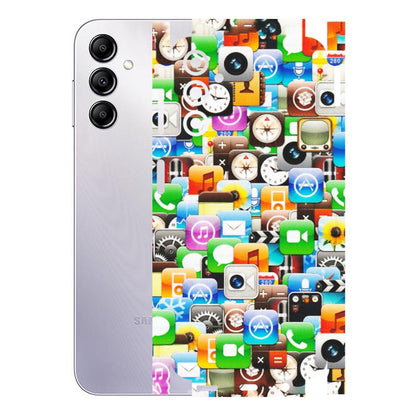 Samsung A/S Series Phone Skins (All Models) - All Apple Icons - Matte Finish (M-93) Samsung Galaxy A14 (5G)