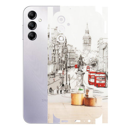 Samsung A/S Series Phone Skins (All Models) - London Street - Transparent Finish (T-02) Samsung Galaxy A14 (5G)