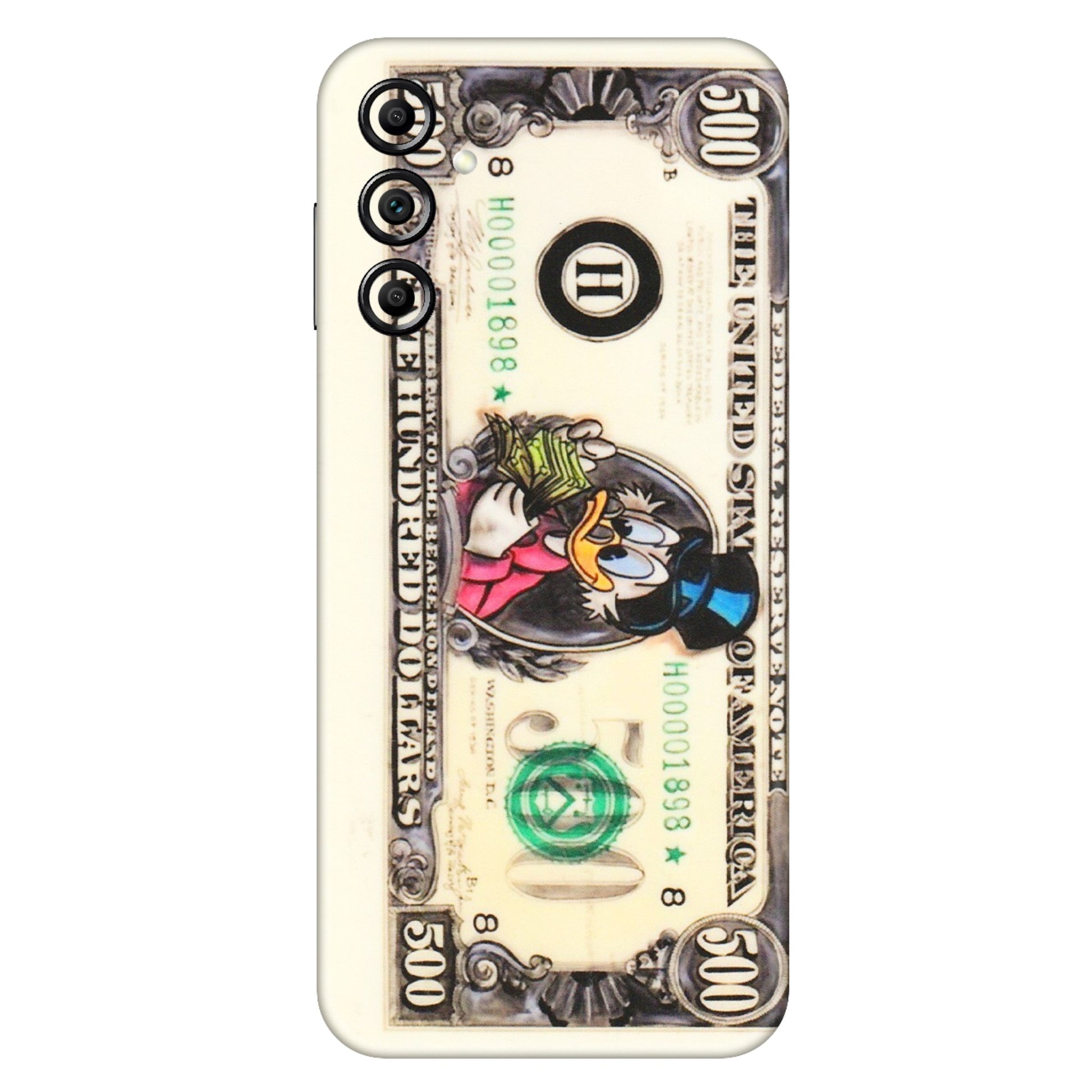 Samsung A/S Series Phone Skins (All Models) - Five Hundred Dollar Duck - Transparent Finish (T-15) Samsung Galaxy A14 (5G)