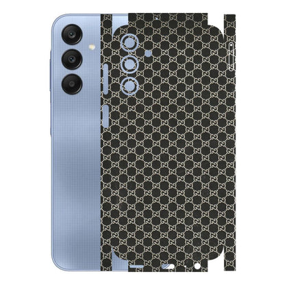 Samsung A/S Series Phone Skins (All Models) - Black G Print - 3D Embossed Finish (L-109) Samsung Galaxy A15 (5G)