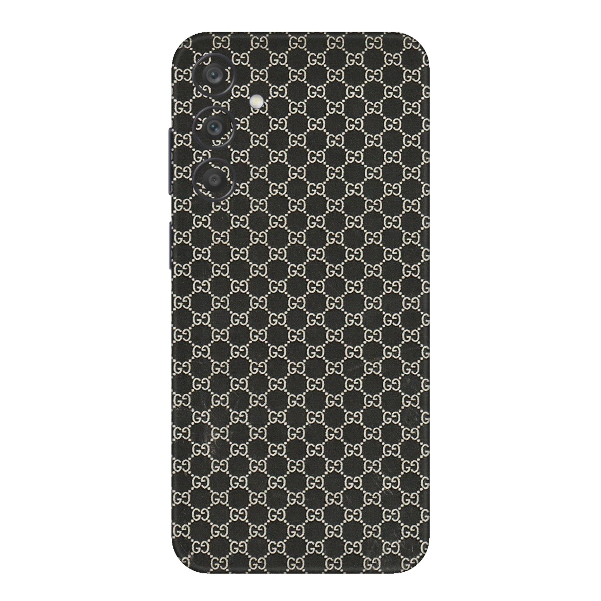Samsung A/S Series Phone Skins (All Models) - Black G Print - 3D Embossed Finish (L-109) Samsung Galaxy A15 (5G)