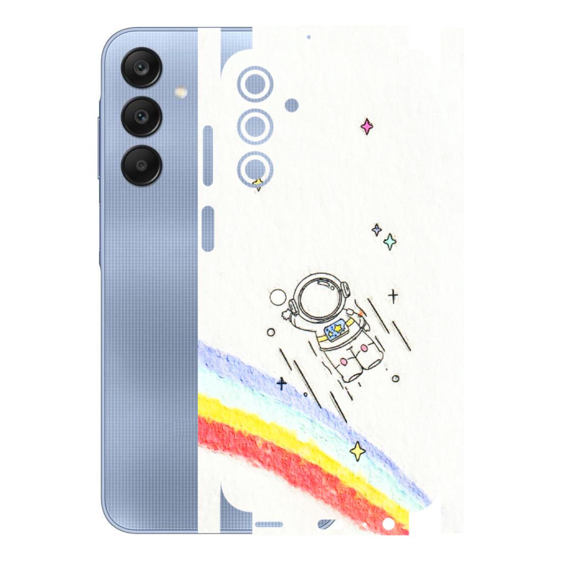 Samsung A/S Series Phone Skins (All Models) - Milkyway Astronaut - 3D Embossed Finish (L-110) Samsung Galaxy A15 (5G)