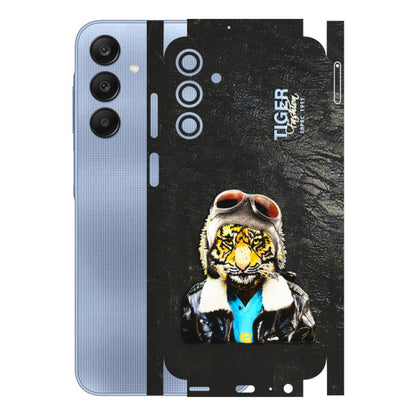 Samsung A/S Series Phone Skins (All Models) - Rider Tiger - 3D Embossed Finish (L-113) Samsung Galaxy A15 (5G)