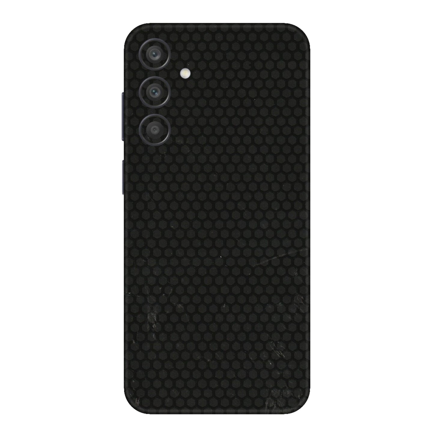 Samsung A/S Series Phone Skins (All Models) - Black honeycomb - 3D Embossed Finish (L-114) Samsung Galaxy A15 (5G)