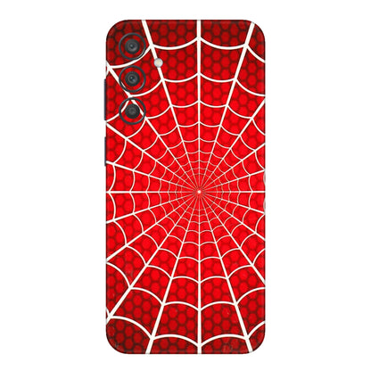 Samsung A/S Series Phone Skins (All Models) - Classic Spidey Web - 3D Embossed Finish (L-115) Samsung Galaxy A15 (5G)