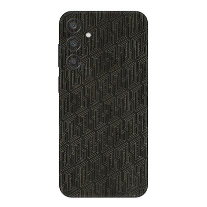 Samsung A/S Series Phone Skins (All Models) - Black Abstract Pattern - 3D Embossed Finish (L-117) Samsung Galaxy A15 (5G)