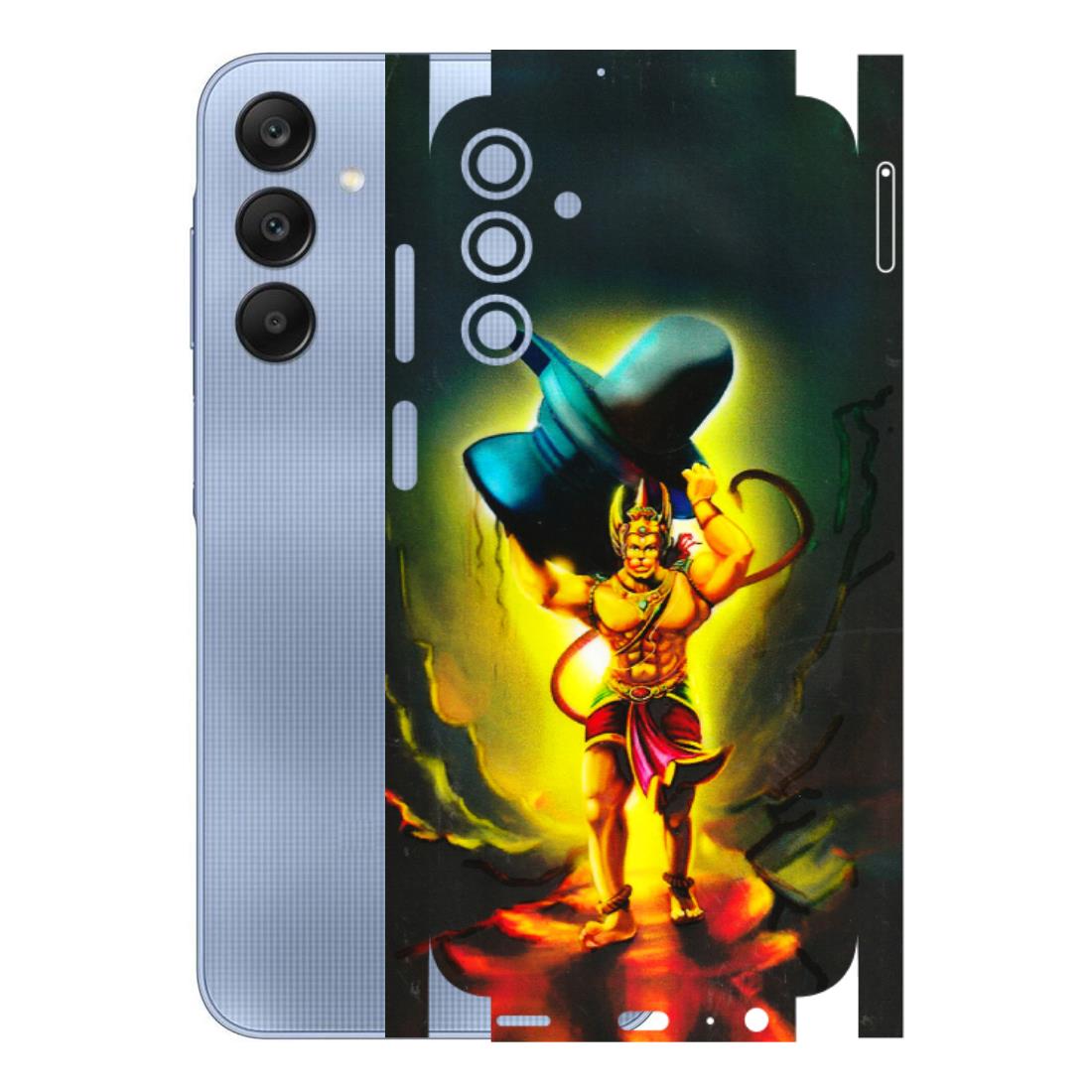 Samsung A/S Series Phone Skins (All Models) - Hanuman Ji - 3D Embossed Finish (L-128) Samsung Galaxy A15 (5G)