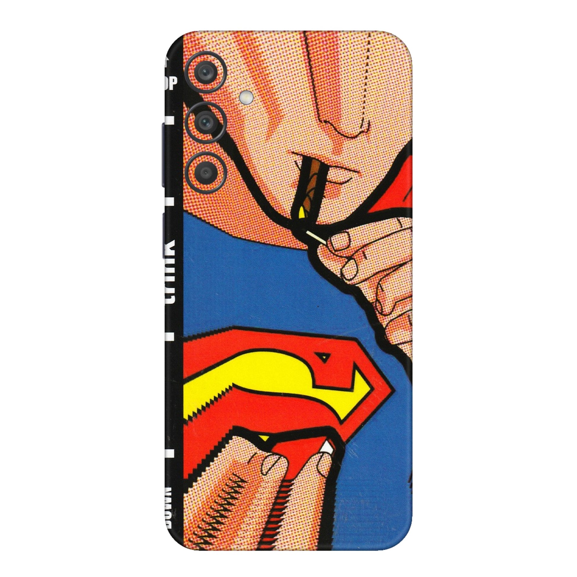 Samsung A/S Series Phone Skins (All Models) - Superman Sutta - 3D Embossed Finish (L-130) Samsung Galaxy A15 (5G)