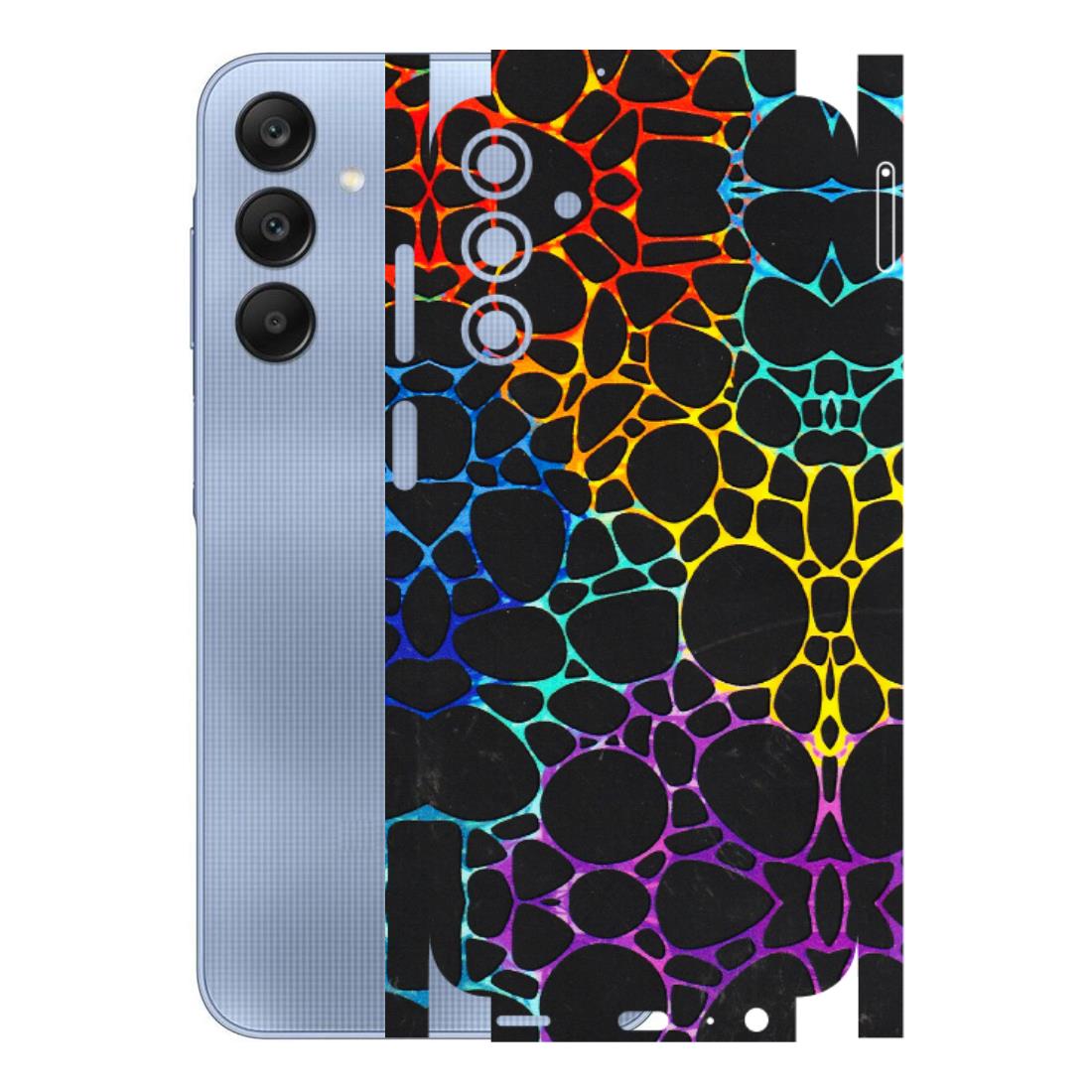 Samsung A/S Series Phone Skins (All Models) - Abstract Art MultiColour - 3D Embossed Finish (L-133) Samsung Galaxy A15 (5G)