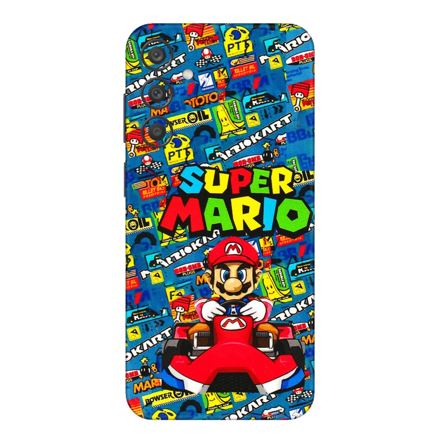 Samsung A/S Series Phone Skins (All Models) - Super Mario Kart - 3D Embossed Finish (L-140) Samsung Galaxy A15 (5G)
