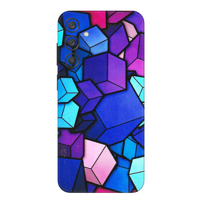 Samsung A/S Series Phone Skins (All Models) - Cube Doodle - 3D Embossed Finish (L-141) Samsung Galaxy A15 (5G)