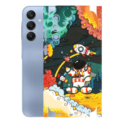 Samsung A/S Series Phone Skins (All Models) - Astronauts & Spaceship - 3D Embossed Finish (L-145) Samsung Galaxy A15 (5G)