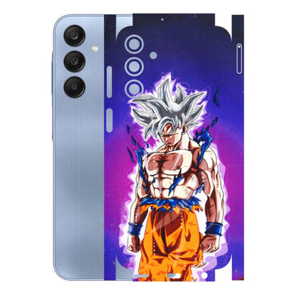 Samsung A/S Series Phone Skins (All Models) - Goku Purple Anime - 3D Embossed Finish (L-147) Samsung Galaxy A15 (5G)