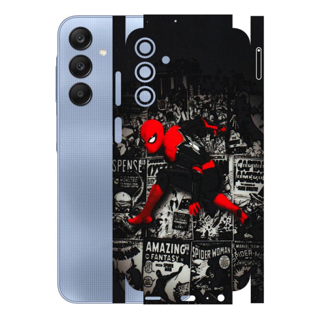 Samsung A/S Series Phone Skins (All Models) - SpiderMan New - 3D Embossed Finish (L-162) Samsung Galaxy A15 (5G)