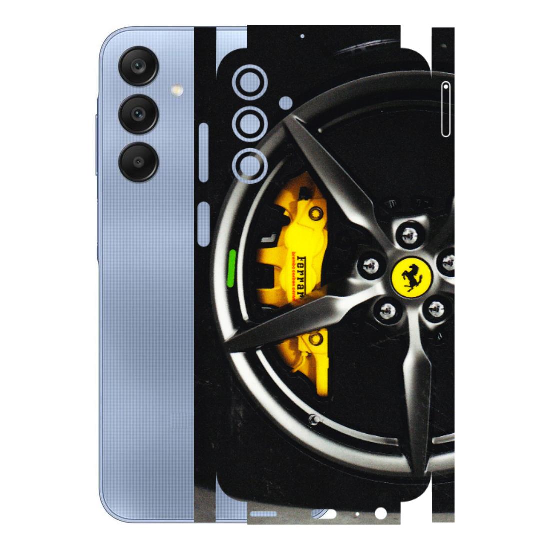 Samsung A/S Series Phone Skins (All Models) - Ferrari Wheel Alloy - 3D Embossed Finish (L-173) Samsung Galaxy A15 (5G)