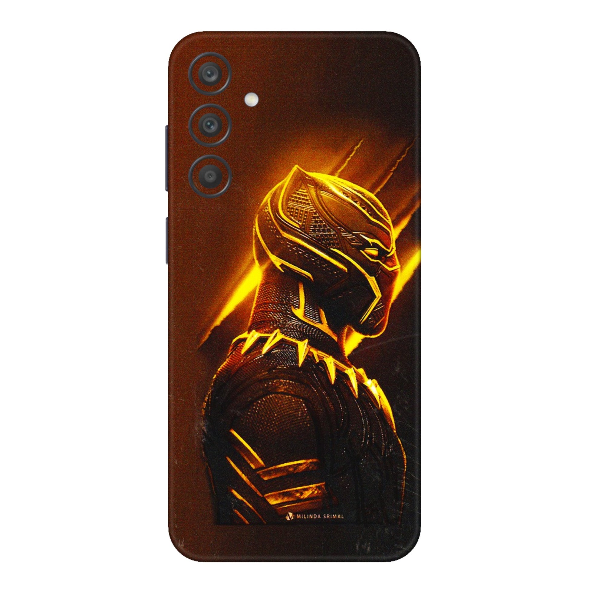 Samsung A/S Series Phone Skins (All Models) - Gold Black Panther - 3D Embossed Finish (L-181) Samsung Galaxy A15 (5G)