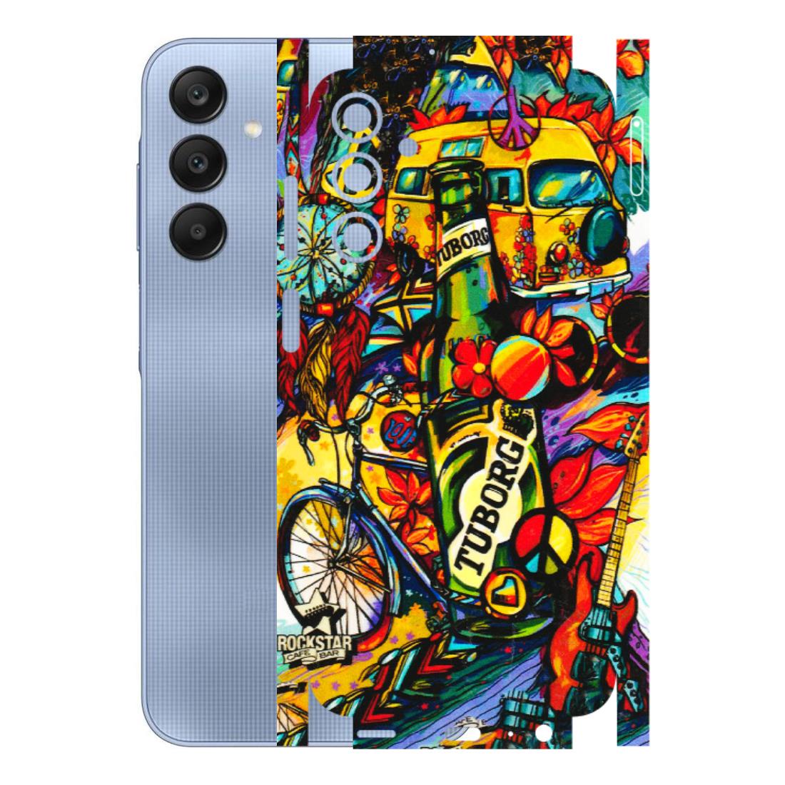 Samsung A/S Series Phone Skins (All Models) - Cool Beer Bottle - 3D Embossed Finish (L-193) Samsung Galaxy A15 (5G)