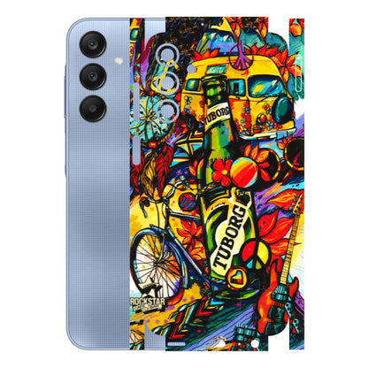 Samsung A/S Series Phone Skins (All Models) - Cool Beer Bottle - 3D Embossed Finish (L-193) Samsung Galaxy A15 (5G)