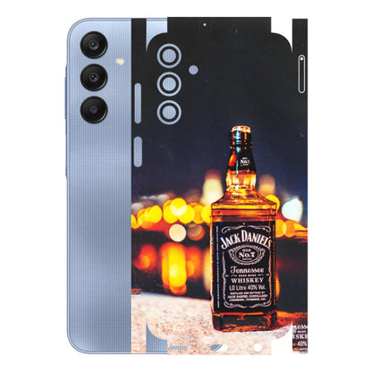 Samsung A/S Series Phone Skins (All Models) - JD Whiskey Bottle - 3D Embossed Finish (L-20) Samsung Galaxy A15 (5G)