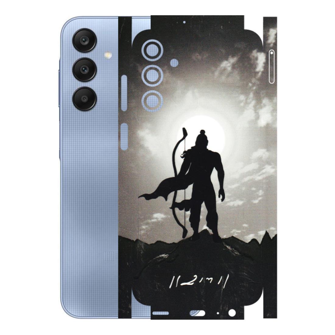Samsung A/S Series Phone Skins (All Models) - Jai Siya Ram - 3D Embossed Finish (L-200) Samsung Galaxy A15 (5G)