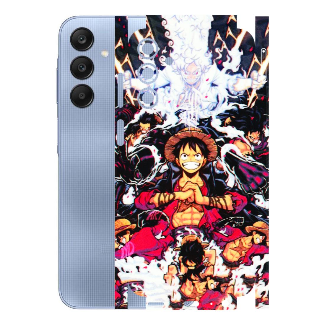 Samsung A/S Series Phone Skins (All Models) - Luffy Anime Character - 3D Embossed Finish (L-203) Samsung Galaxy A15 (5G)