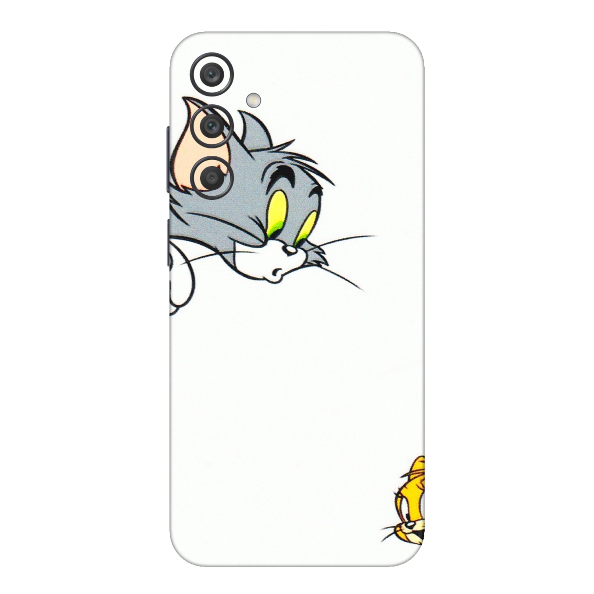 Samsung A/S Series Phone Skins (All Models) - Cute Tom And Jerry - 3D Embossed Finish (L-220) Samsung Galaxy A15 (5G)