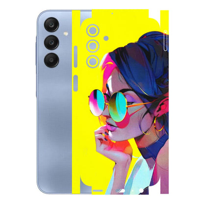 Samsung A/S Series Phone Skins (All Models) - Bold Stylish Girl - 3D Embossed Finish (L-222) Samsung Galaxy A15 (5G)
