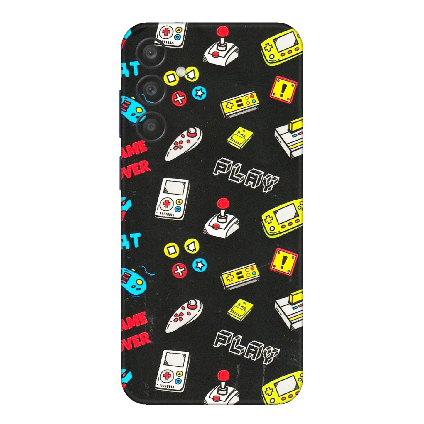 Samsung A/S Series Phone Skins (All Models) - Gaming Doodles - 3D Embossed Finish (L-224) Samsung Galaxy A15 (5G)
