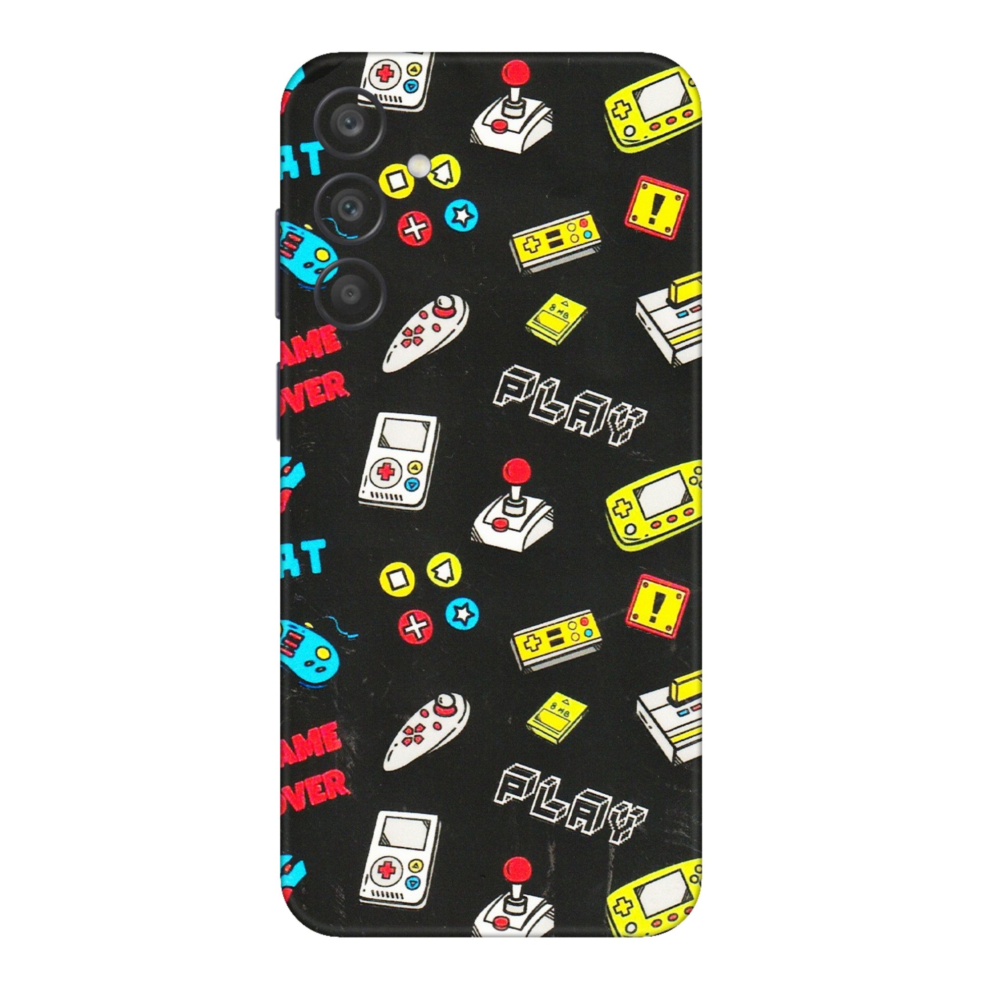 Samsung A/S Series Phone Skins (All Models) - Gaming Doodles - 3D Embossed Finish (L-224) Samsung Galaxy A15 (5G)