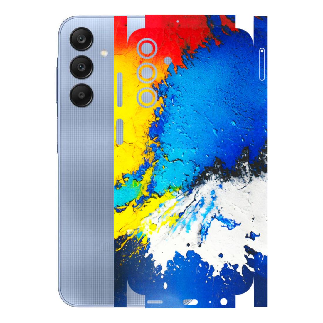 Samsung A/S Series Phone Skins (All Models) - Acrylic Paint Spill - 3D Embossed Finish (L-229) Samsung Galaxy A15 (5G)