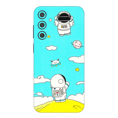 Samsung A/S Series Phone Skins (All Models) - Blue Skies Astro Float - 3D Embossed Finish (L-230) Samsung Galaxy A15 (5G)
