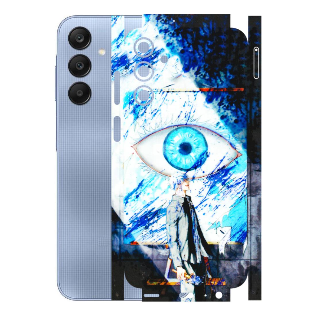 Samsung A/S Series Phone Skins (All Models) - Gojo Satoru evil eye - 3D Embossed Finish (L-239) Samsung Galaxy A15 (5G)
