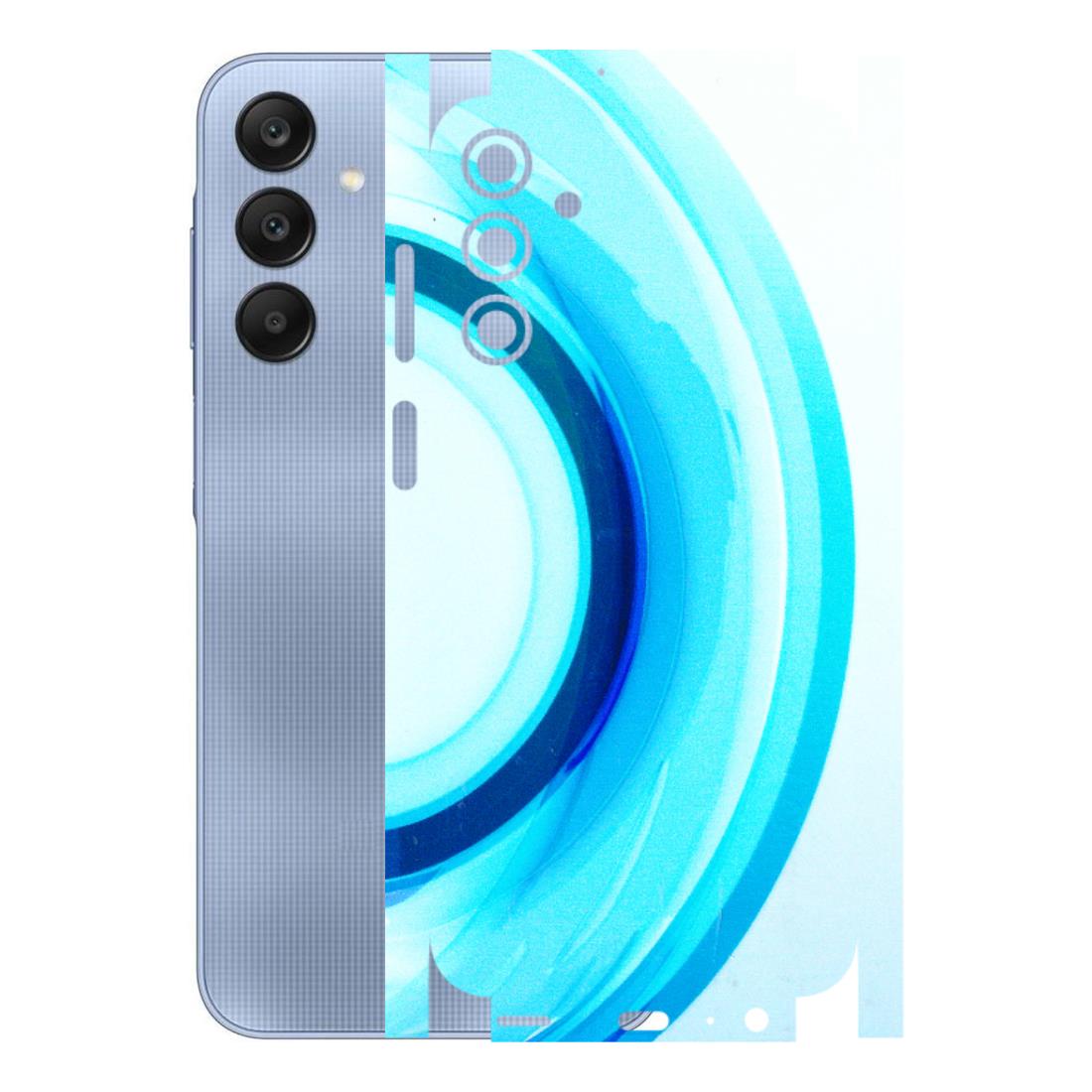 Samsung A/S Series Phone Skins (All Models) - The Blue Curve - 3D Embossed Finish (L-244) Samsung Galaxy A15 (5G)