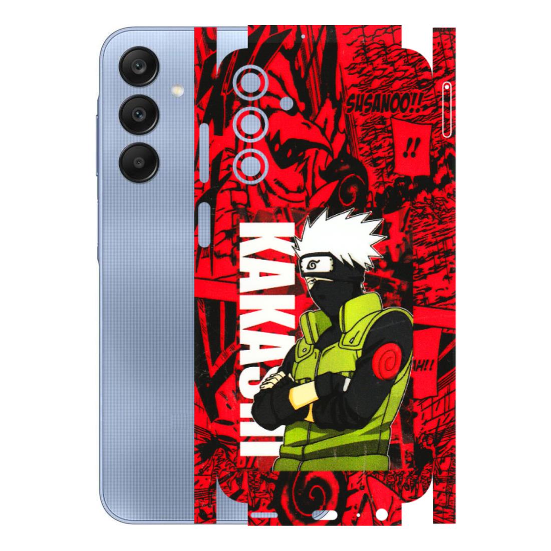 Samsung A/S Series Phone Skins (All Models) - Kakashi Red Anime - 3D Embossed Finish (L-251) Samsung Galaxy A15 (5G)