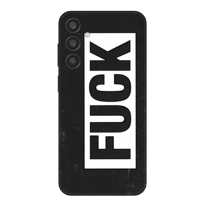 Samsung A/S Series Phone Skins (All Models) - The F Word - 3D Embossed Finish (L-255) Samsung Galaxy A15 (5G)