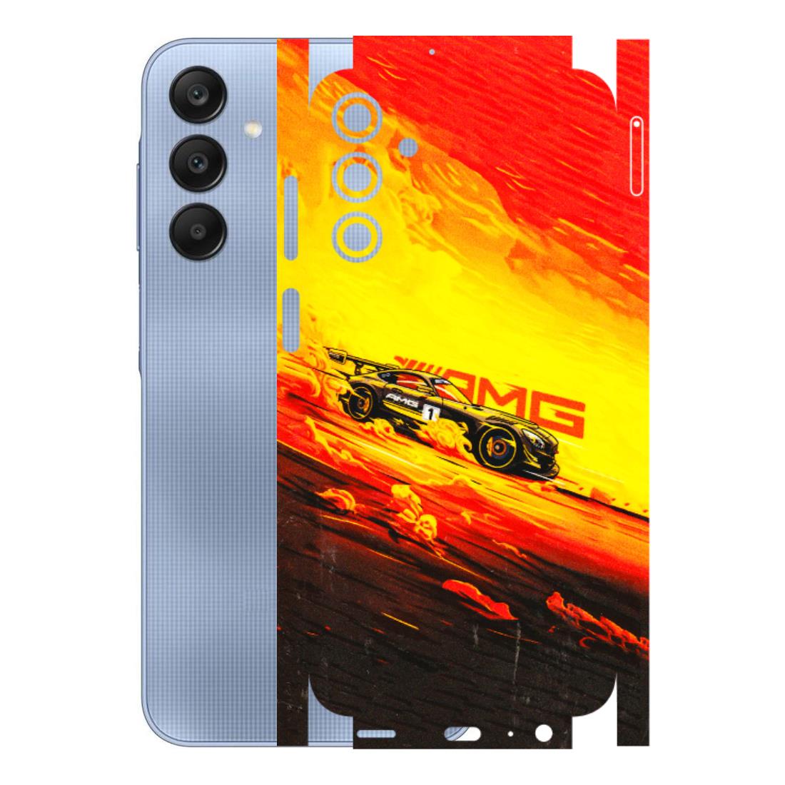Samsung A/S Series Phone Skins (All Models) - AMG Car Speed Cover - 3D Embossed Finish (L-256) Samsung Galaxy A15 (5G)