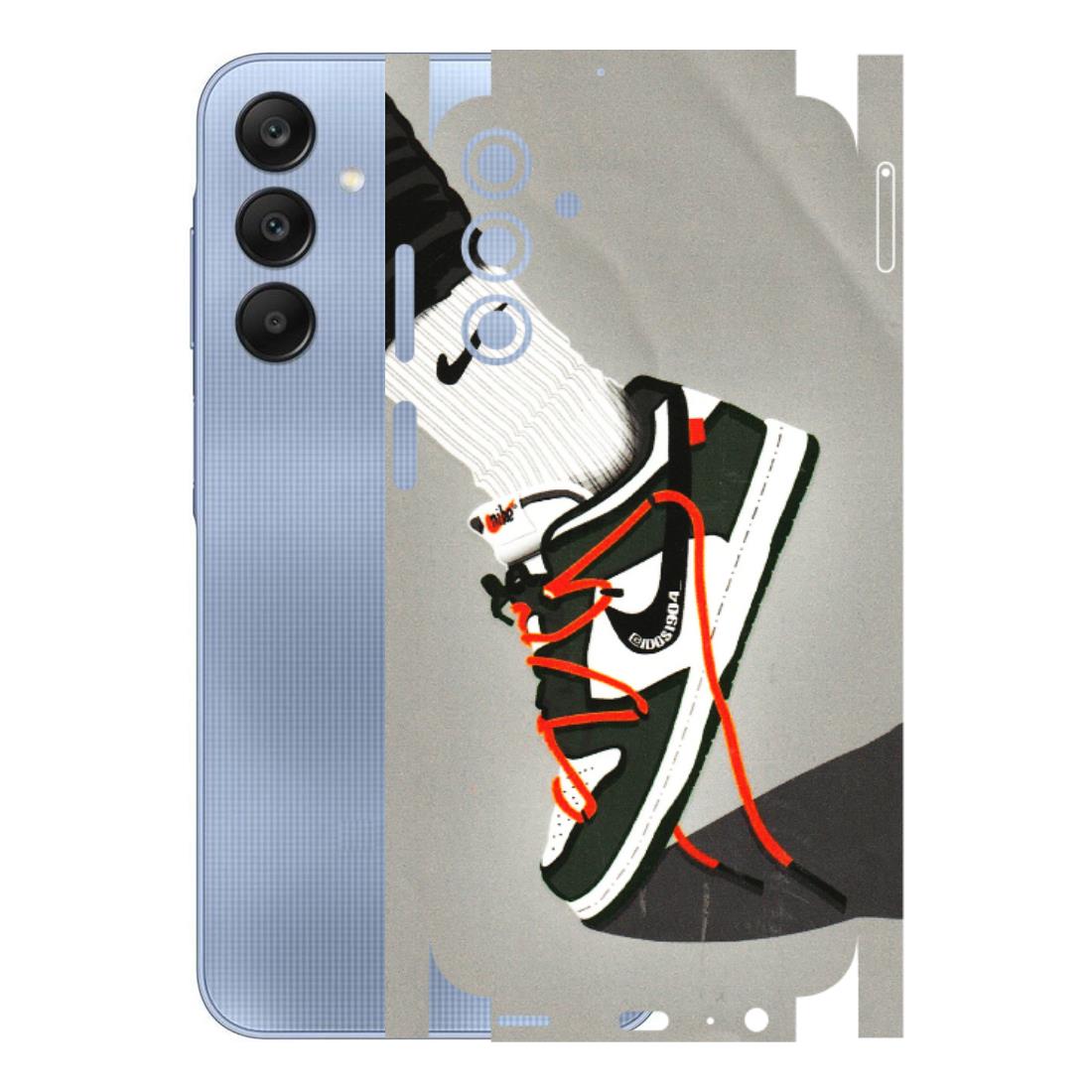 Samsung A/S Series Phone Skins (All Models) - New Grey Sneaker - 3D Embossed Finish (L-261) Samsung Galaxy A15 (5G)