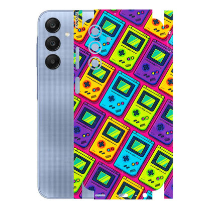 Samsung A/S Series Phone Skins (All Models) - Gameboy Colourful - 3D Embossed Finish (L-266) Samsung Galaxy A15 (5G)