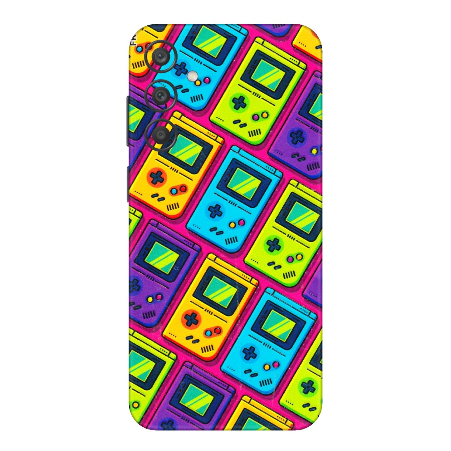 Samsung A/S Series Phone Skins (All Models) - Gameboy Colourful - 3D Embossed Finish (L-266) Samsung Galaxy A15 (5G)