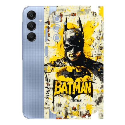 Samsung A/S Series Phone Skins (All Models) - Batman Yellow BT - 3D Embossed Finish (L-304) Samsung Galaxy A15 (5G)